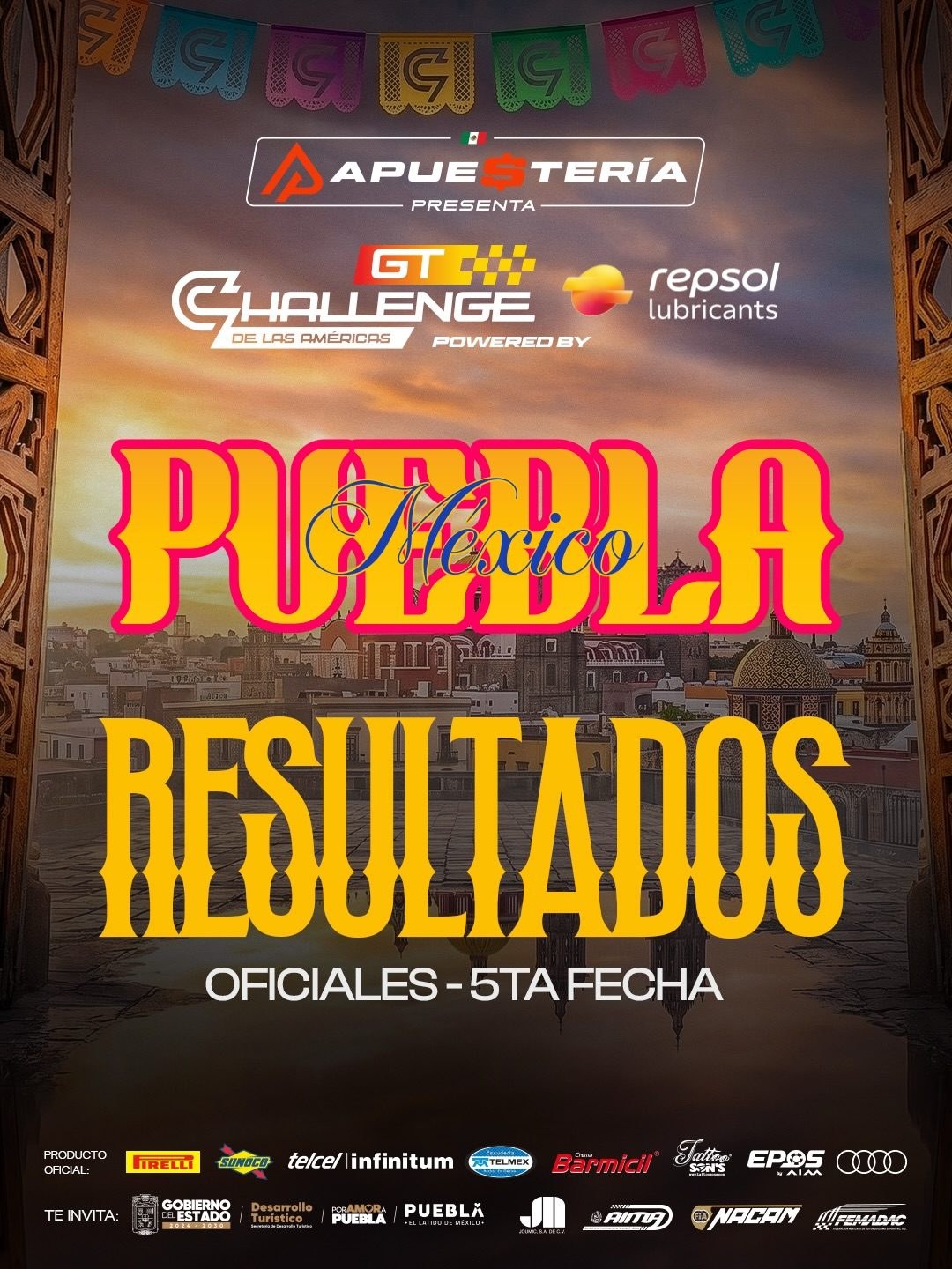 Resultados oficiales · slide 1