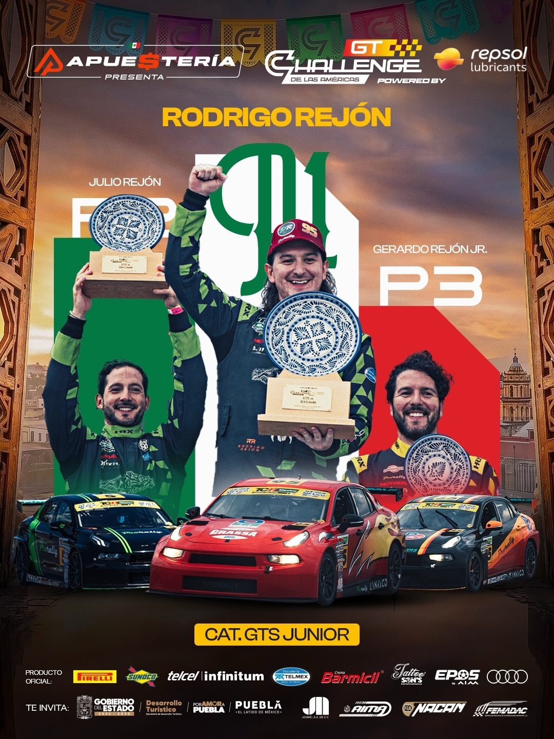 Resultados oficiales · slide 6