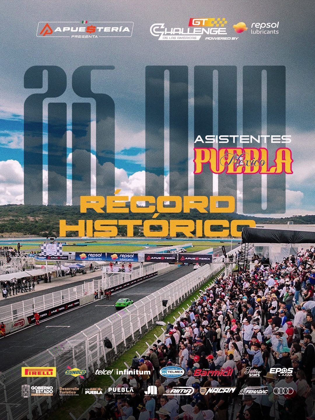 25.000 asistentes · récord histórico
