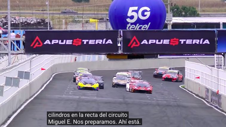 La largada en vivo